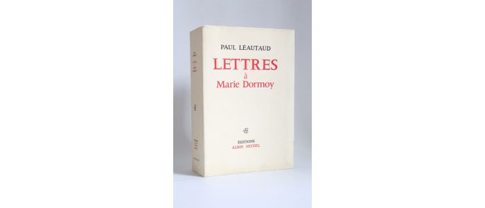 LEAUTAUD : Lettres à Marie Dormoy - Prima edizione - Edition-Originale.com