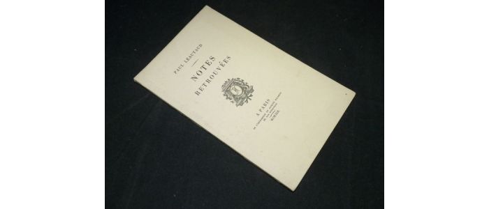 LEAUTAUD : Notes retrouvées - First edition - Edition-Originale.com