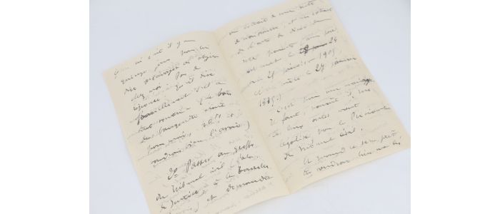 LEBLANC : Lettre autographe signée adressée à un ami prenommé Louis le chargeant de deux démarches à effectuer pour lui - Signiert, Erste Ausgabe - Edition-Originale.com