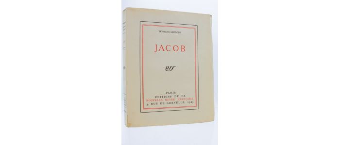 LECACHE : Jacob - Erste Ausgabe - Edition-Originale.com