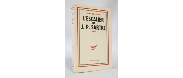 LECOEUR : L'escalier de J.P. Sartre - Prima edizione - Edition-Originale.com