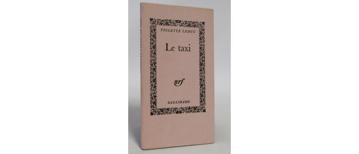 LEDUC : Le taxi - Erste Ausgabe - Edition-Originale.com
