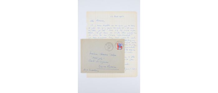 LEDUC : Lettre autographe signée adressée à Adriana Salem - Signiert, Erste Ausgabe - Edition-Originale.com