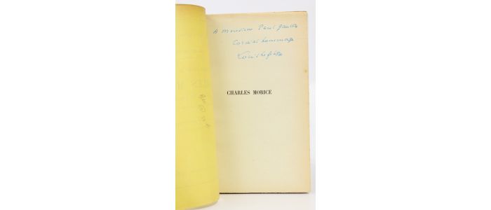 LEFEBVRE : Une grande figure du Symbolisme Charles Morice, le poète et l'homme - Autographe, Edition Originale - Edition-Originale.com