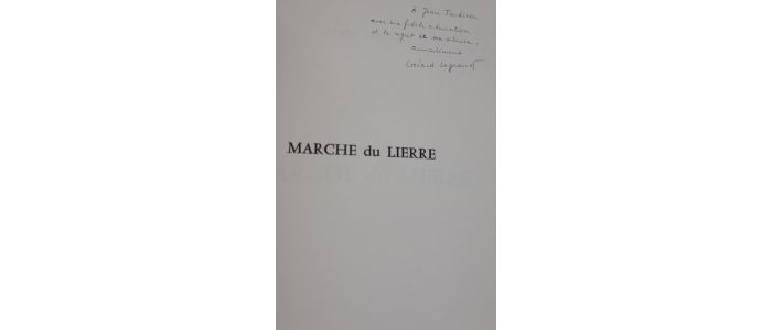LEGRAND : Marche du lierre - Autographe, Edition Originale - Edition-Originale.com