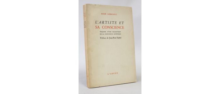 LEIBOWITZ : L'artiste et sa conscience. Esquisse d'une dialectique de la conscience artistique - Prima edizione - Edition-Originale.com