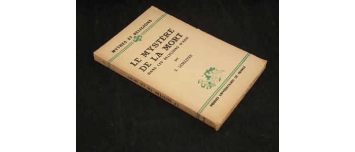 LEMAITRE : Le mystère de la mort dans les religions d'Asie - Edition Originale - Edition-Originale.com