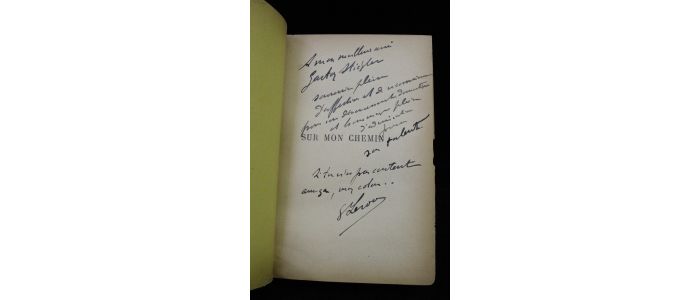 LEROUX : Sur mon chemin - Autographe, Edition Originale - Edition-Originale.com