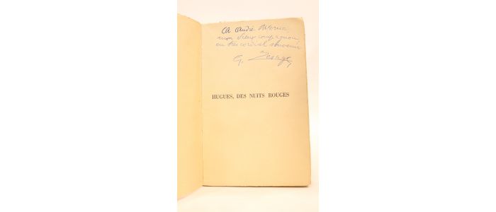 LESAGE : Hugues, des nuits rouges - Signed book, First edition - Edition-Originale.com
