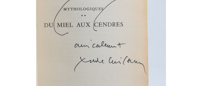 LEVI-STRAUSS : Du miel aux cendres - Signed book, First edition - Edition-Originale.com