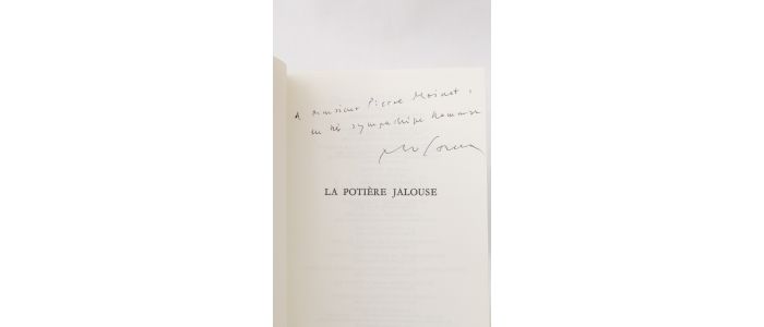LEVI-STRAUSS : La potière jalouse - Signiert, Erste Ausgabe - Edition-Originale.com
