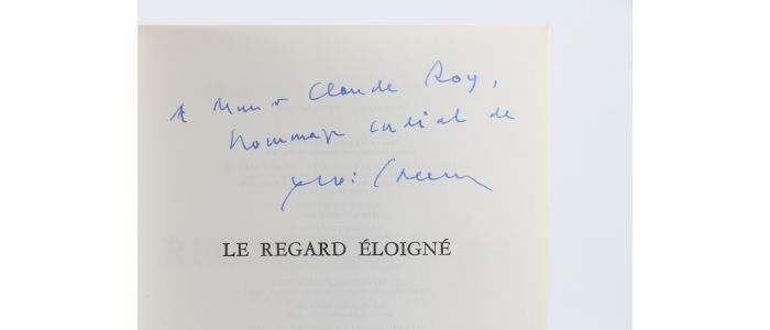 LEVI-STRAUSS : Le Regard éloigné - Libro autografato, Prima edizione - Edition-Originale.com