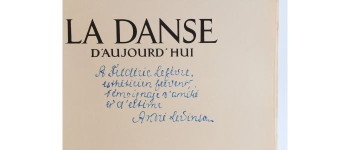LEVINSON : La Danse d'Aujourd'hui - Signed book, First edition - Edition-Originale.com