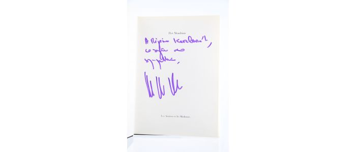 LEVY : Piet Mondrian - Libro autografato, Prima edizione - Edition-Originale.com