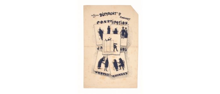 LEVY : Programme du concert des Décadents du 27 avril au 3 mai 1894 - First edition - Edition-Originale.com