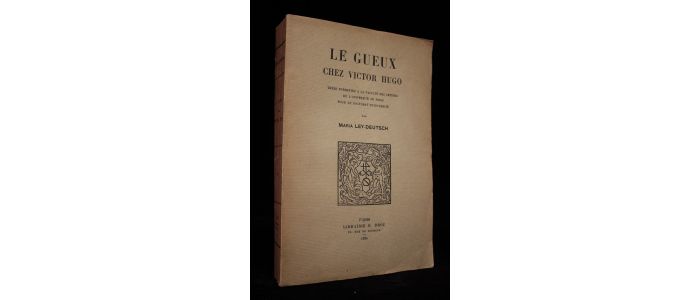 LEY-DEUTSCH : Le gueux chez Victor Hugo - First edition - Edition-Originale.com