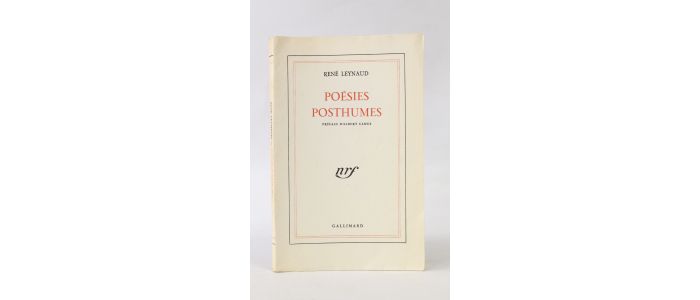 LEYNAUD : Poésies posthumes - First edition - Edition-Originale.com