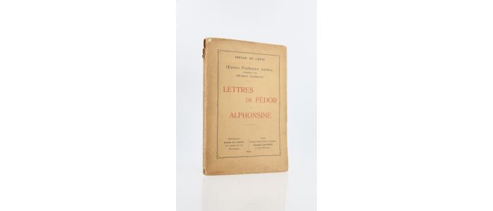 LIGNE : Lettres de Fédor à Alphonsine - First edition - Edition-Originale.com