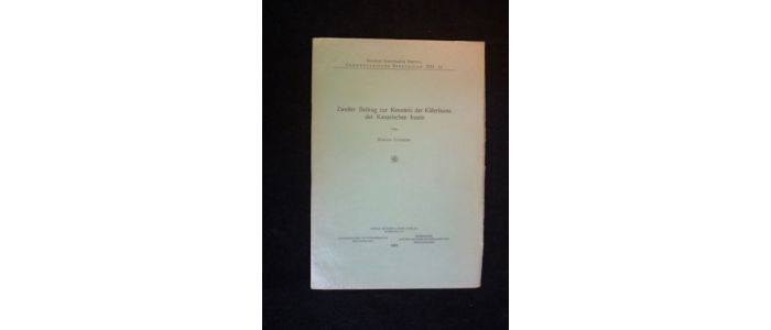 LINDBERG : Zweiter Beitrag zur Kenntnis der Käferfauna der Kanarischen Inseln - First edition - Edition-Originale.com
