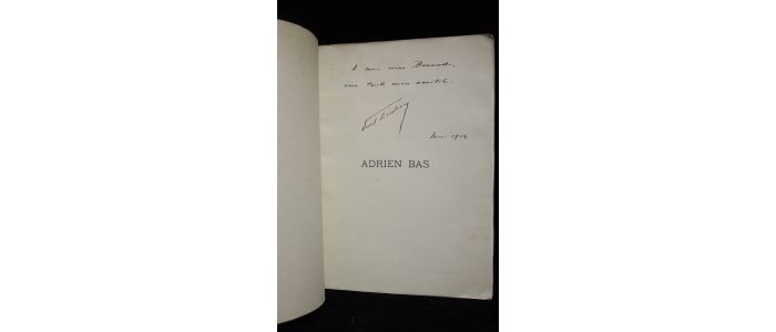 LINTIER : Un peintre : Adrien Bas - Signed book, First edition - Edition-Originale.com