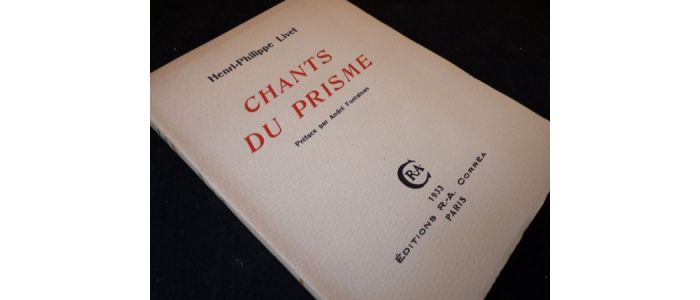 LIVET : Chants de prisme - Prima edizione - Edition-Originale.com