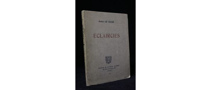 LO CELSO : Eclaircies - Signiert, Erste Ausgabe - Edition-Originale.com