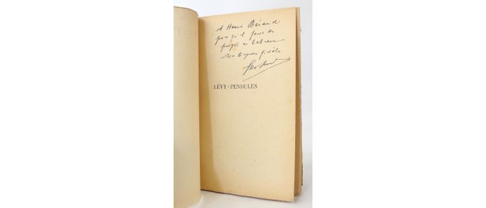 LONDON : Lévy-Pendules - Autographe, Edition Originale - Edition-Originale.com
