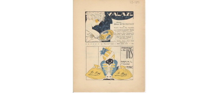 L'ondulation permanente Eugène (Publicité, La Gazette du Bon ton, 1920) - Erste Ausgabe - Edition-Originale.com