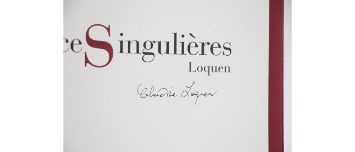 LOQUEN : Résonances singulières - Autographe, Edition Originale - Edition-Originale.com