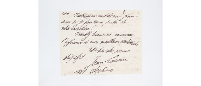 LORRAIN : 68 lettres à Edmond Magnier (1887-1890) - Signed book, First edition - Edition-Originale.com