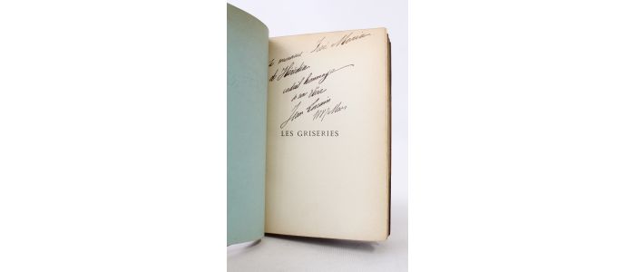 LORRAIN : Les griseries - Signed book, First edition - Edition-Originale.com