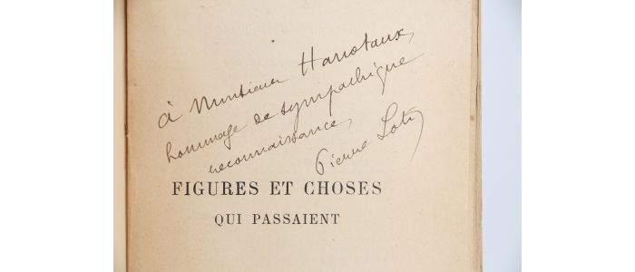 LOTI : Figures et choses qui passaient - Libro autografato, Prima edizione - Edition-Originale.com