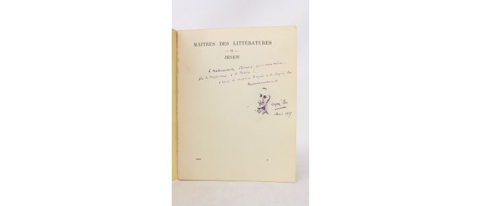 LUGNE-POE : Ibsen - Signiert, Erste Ausgabe - Edition-Originale.com