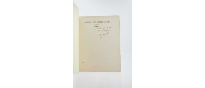 LUGNE-POE : Ibsen - Autographe, Edition Originale - Edition-Originale.com