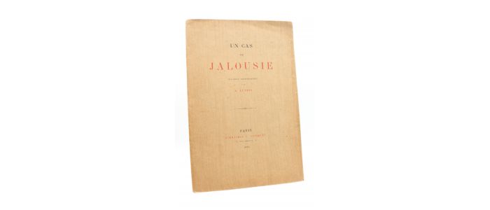 LUNOIS : Un cas de jalousie - Erste Ausgabe - Edition-Originale.com