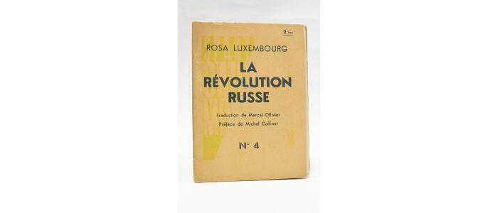 LUXEMBOURG : La révolution russe - In Spartacus N°4 - Erste Ausgabe - Edition-Originale.com