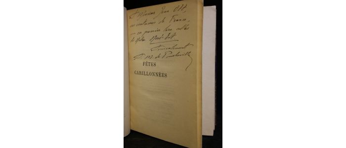 MABILLE DE PONCHEVILLE : Fêtes carillonnées - Signed book, First edition - Edition-Originale.com