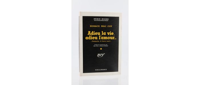 Mac Coy Adieu La Vie Adieu L Amour Edition Originale Edition Originale Com