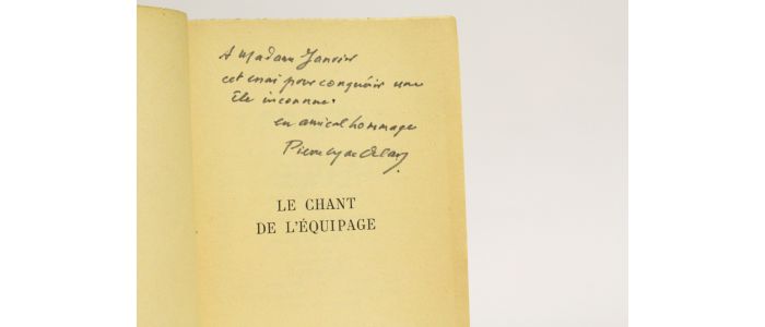 MAC ORLAN : Le chant de l'équipage - Signed book, First edition - Edition-Originale.com