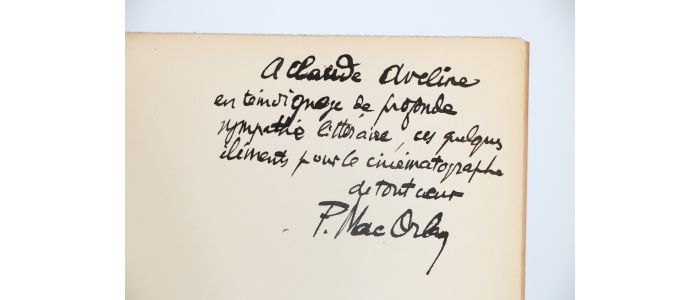 MAC ORLAN : Les valets d'ombre - Signed book, First edition - Edition-Originale.com