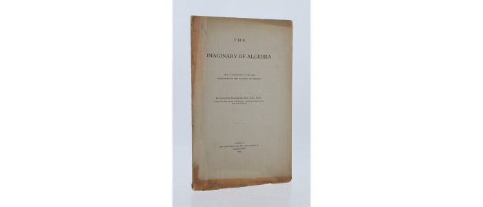 MACFARLANE : The imaginary of algebra - First edition - Edition-Originale.com