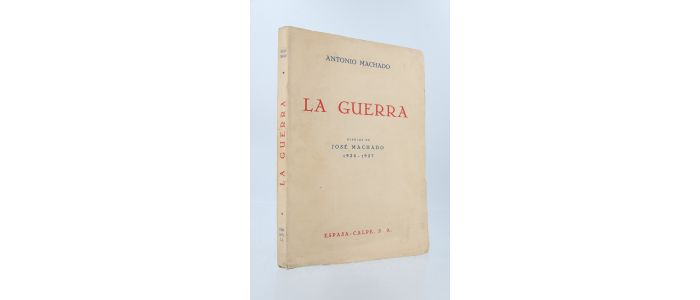 MACHADO : La guerra  - Edition Originale - Edition-Originale.com