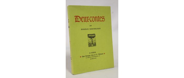 MAETERLINCK : Deux contes. Le massacre des innocents. Onirologie - Edition Originale - Edition-Originale.com