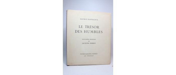 MAETERLINCK : Les trésors des humbles - Erste Ausgabe - Edition-Originale.com