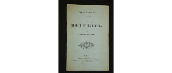 MALLARME : La musique et les lettres - First edition - Edition 