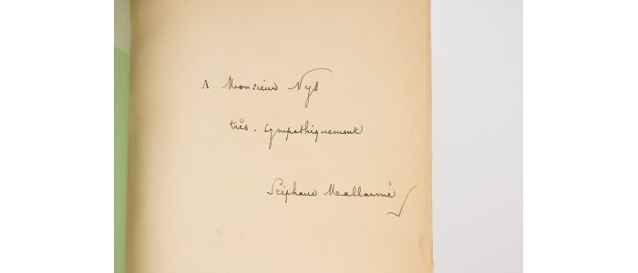 MALLARME : Villiers de l'Isle Adam - Signiert, Erste Ausgabe - Edition-Originale.com