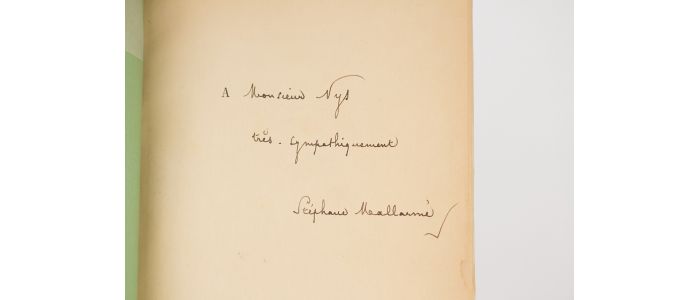 MALLARME : Villiers de l'Isle Adam - Signed book, First edition - Edition-Originale.com