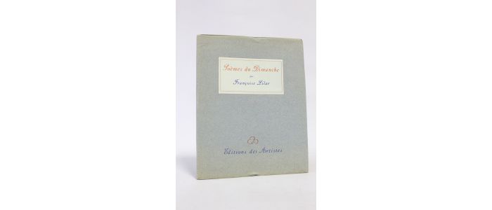 MALLET-JORIS : Poèmes du dimanche - First edition - Edition-Originale.com