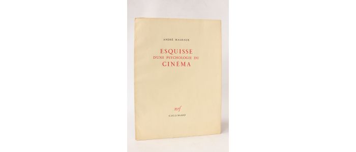 MALRAUX : Esquisse d'une psychologie du cinéma - First edition - Edition-Originale.com