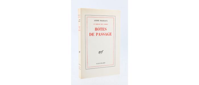MALRAUX : Hôtes de Passage - Edition Originale - Edition-Originale.com